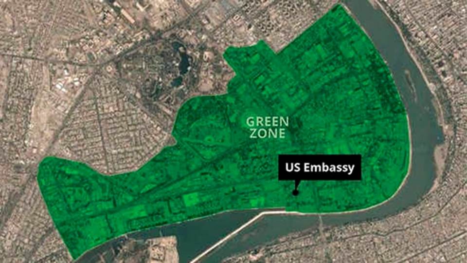 Nuevo ataque con misiles impacta zona de la embajada de Estados Unidos en Bagdad