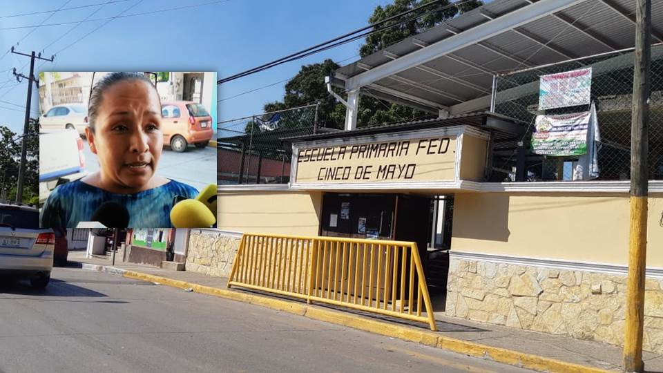 Padres de familia temen por la seguridad de sus hijos en primaria 5 de Mayo en Tampico