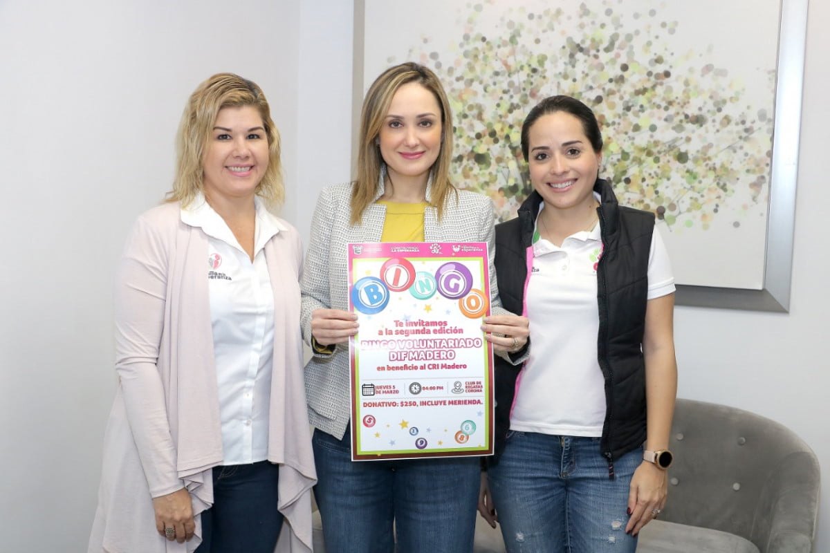 Realizará DIF Madero segunda edición del Bingo Voluntariado