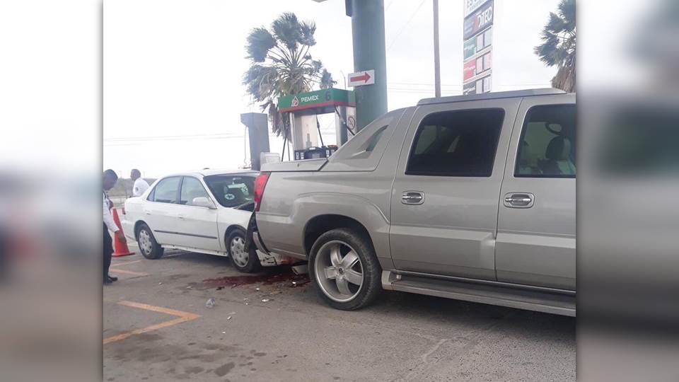 Imprudente mujer embiste y mata a hombre en gasolinera de Matamoros