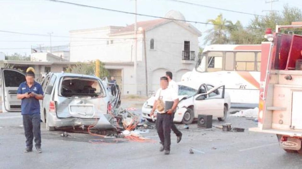 Un muerto y 5 lesionados en aparatoso accidente en Reynosa