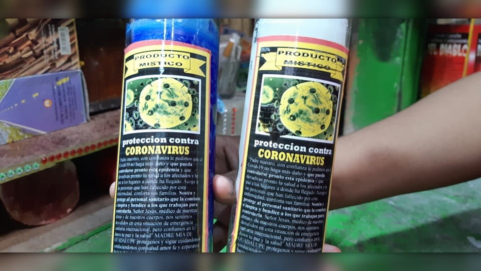 Venderán veladora contra el Coronavirus