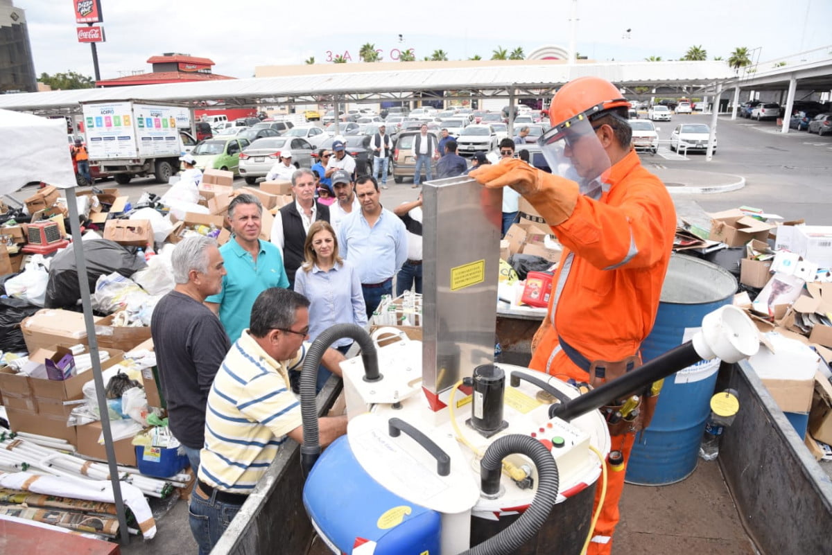 Encabeza Chucho Nader Campaña  de Recolección de Basura Electrónica