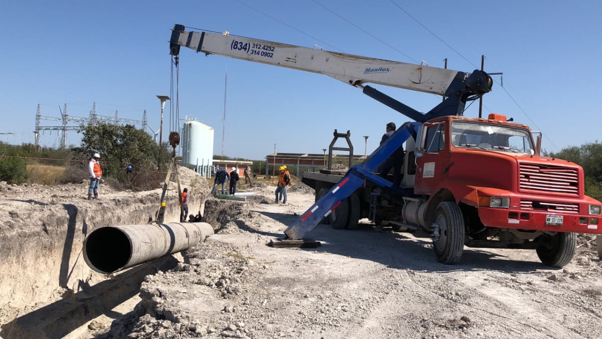 Inicia Gobierno de Tamaulipas trabajos de reposición de tubería de agua potable.
