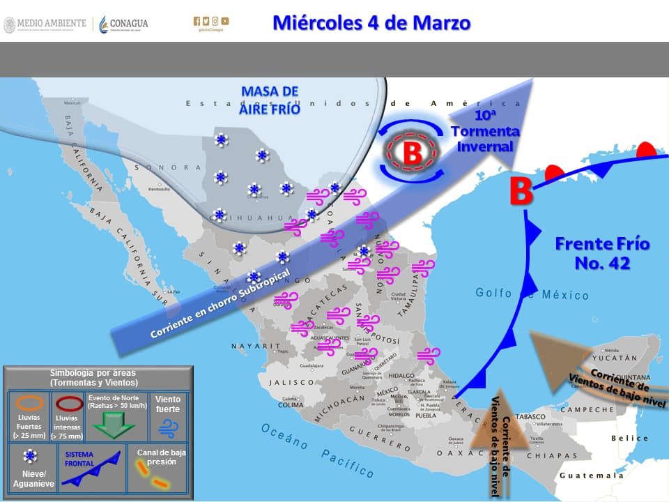En alerta PCyB de Nuevo Laredo por mal tiempo