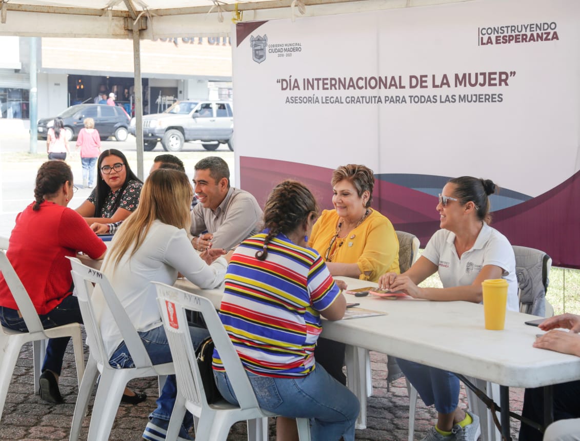Brindan asesoría legal gratuita a mujeres en Ciudad Madero