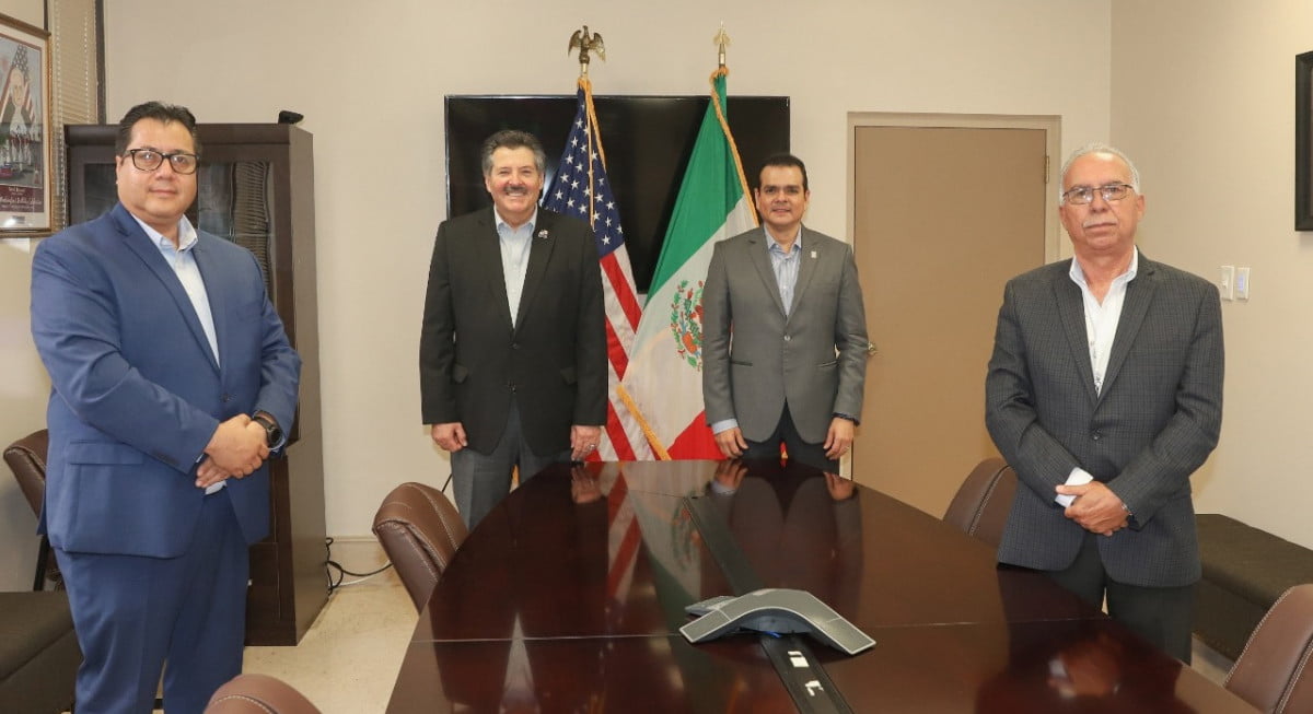 Encabezan Rivas y Saenz reunión binacional ante el COVID-19