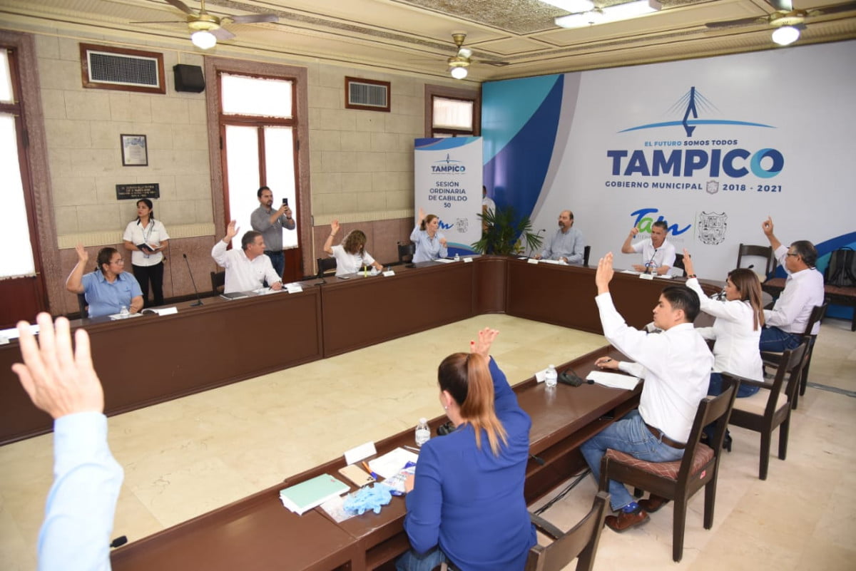 Ante Contingencia Sanitaria Realizan Sesión de Cabildo a Puerta Cerrada en Tampico