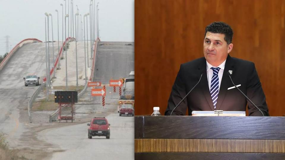 Insiste Congreso de Tamaulipas a Federación para que reparen el puente roto