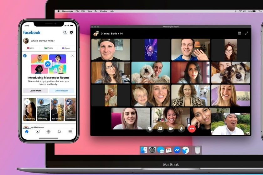 Facebook te permitirá hacer videollamadas con hasta 50 participantes