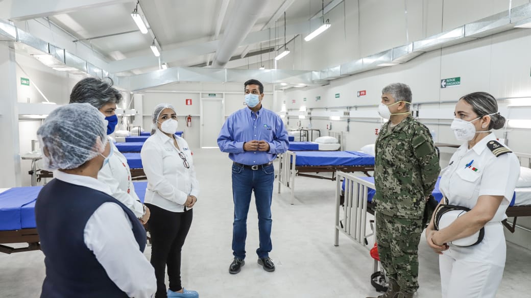 Entrega Gobernador segundo Hospital temporal  COVID-19