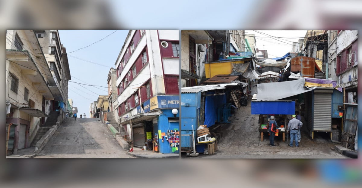 Luego de 60 años llena de informales, queda despejada bajada Olmos en Tampico