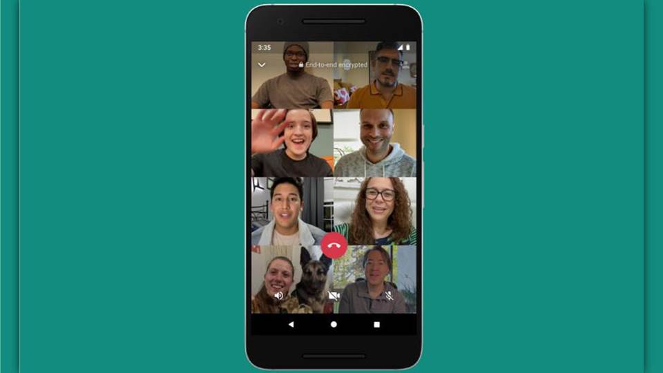 Cómo hacer videollamadas para ocho personas en WhatsApp