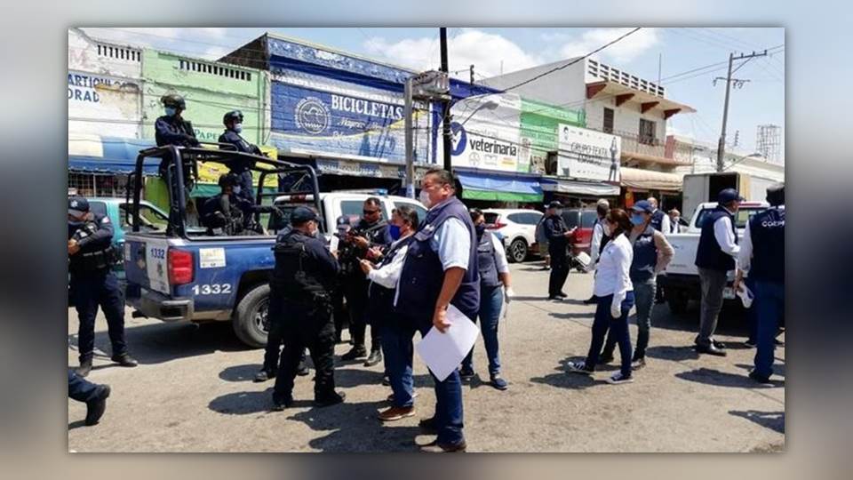 Operativo de COEPRIS llega a zona centro de Victoria para cerrar negocios que no sean esenciales