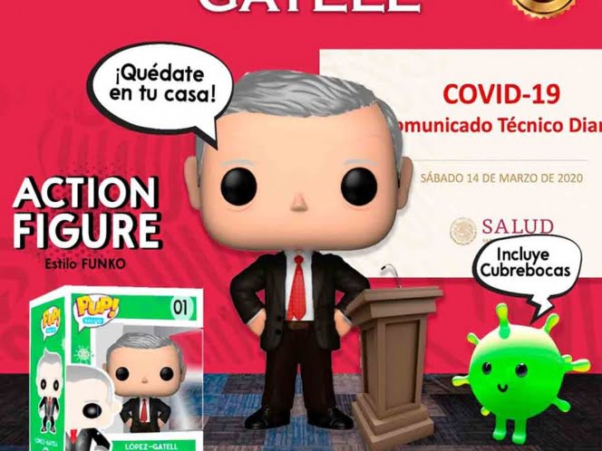 Lanzan funko de Hugo López Gatell y ¡es un éxito!