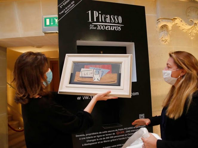 Mujer gana un Picasso de más de 25 mdp tras rifa benéfica