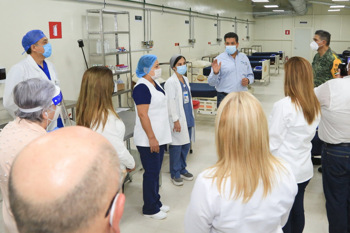 Entrega Gobierno de Tamaulipas 8 hospitales COVID-19
