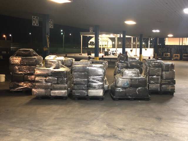 Decomisan más de 2 mil kilos de marihuana en la frontera de Laredo Texas y Nuevo Laredo