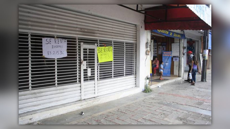 En Ciudad Madero al menos 30 negocios ya cerraron sus puertas de forma definitiva.