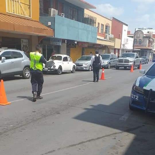 Participa PCyB en operativo de concientización contra Covid-19 en Nuevo Laredo