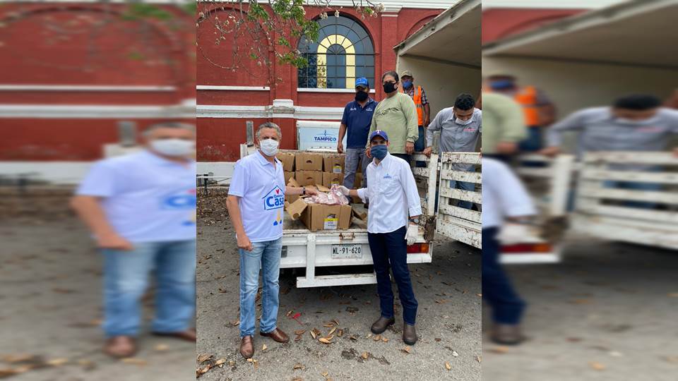 Realiza Chucho Nader Segunda entrega de Carne a Familias Tampiqueñas
