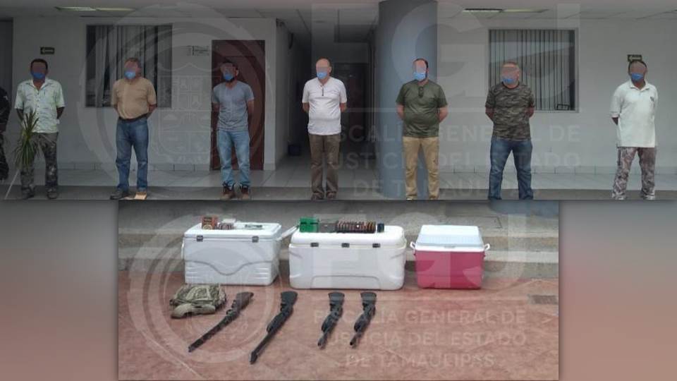 Detienen a 7 tras cacería ilegal de paloma en Tamaulipas