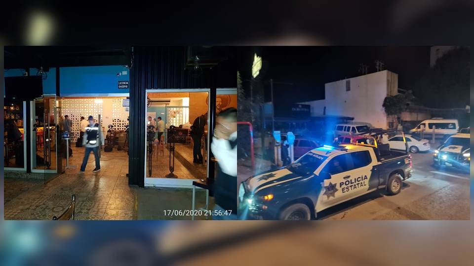 Llevan a cabo operativos sanitarios en bares y restaurantes, exhortan a no relajar medidas