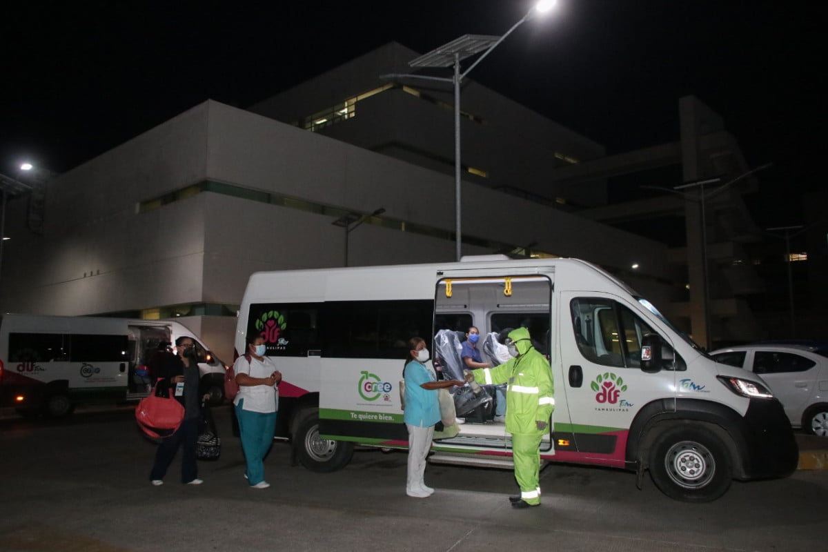 Brinda DIF Tampico Transporte Seguro y Gratuito a Trabajadores de la Salud