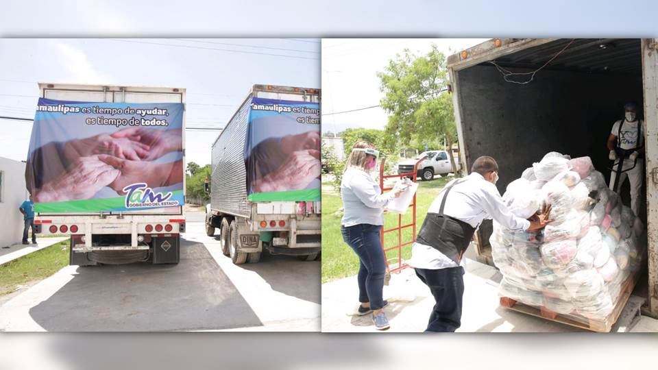 Envía Tamaulipas ayuda a familias de Yucatán y Quintana Roo afectadas por tormenta tropical