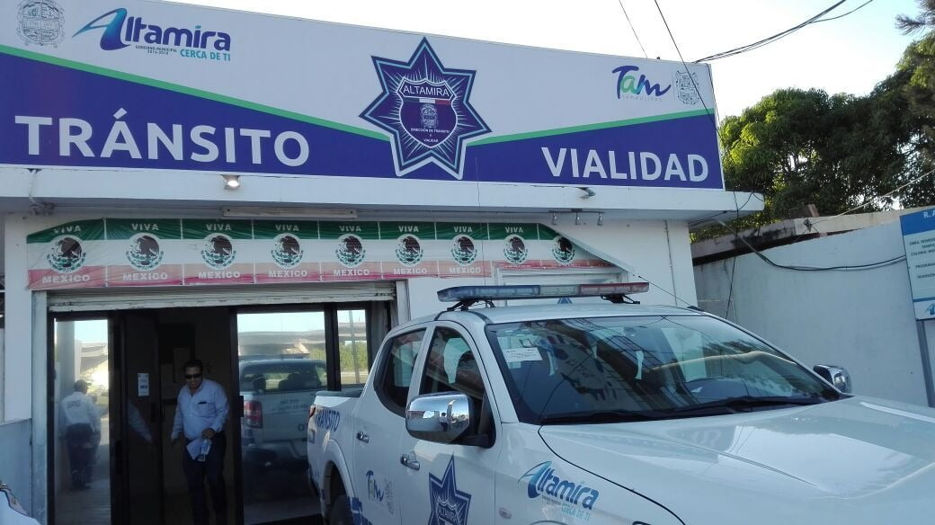 Confirman brote de Covid en la dirección de tránsito de Altamira, 7 agentes dan positivo