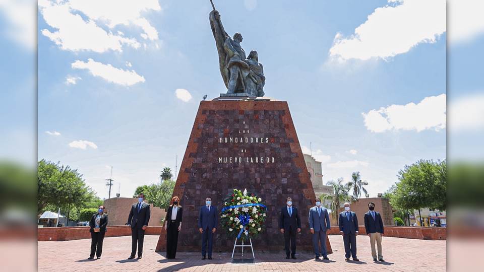 Destaca Gobernador papel destacado de Nuevo Laredo en su 172 aniversario de fundación