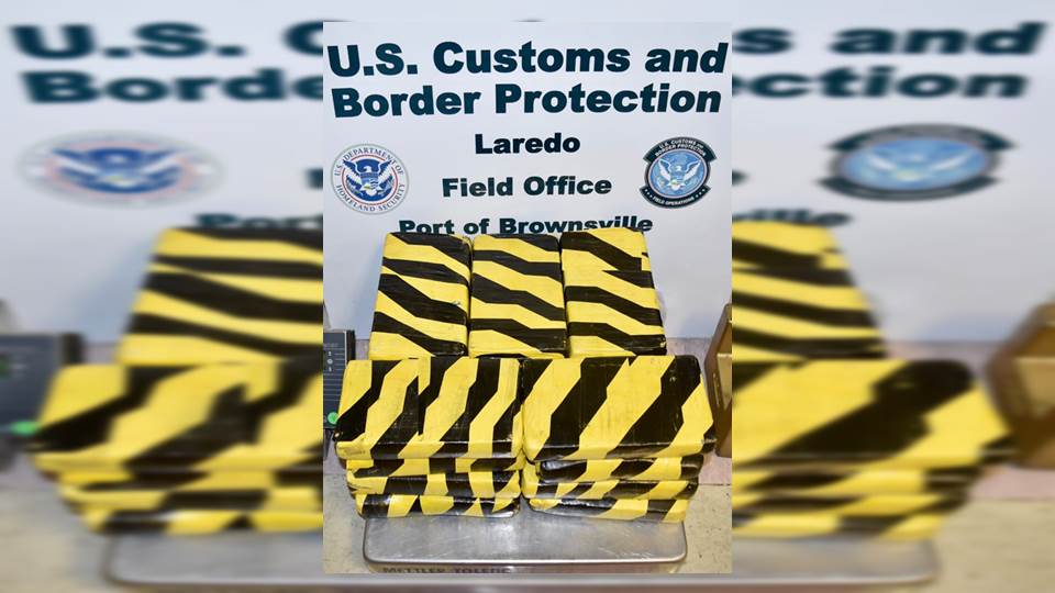 Detienen a ciudadano americano con 48 libras de cocaína en frontera de Tamaulipas con Texas