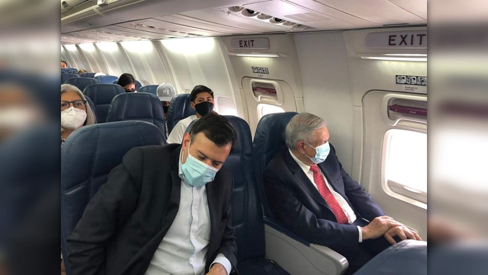 López Obrador ya viaja rumbo a EU para encuentro con Trump