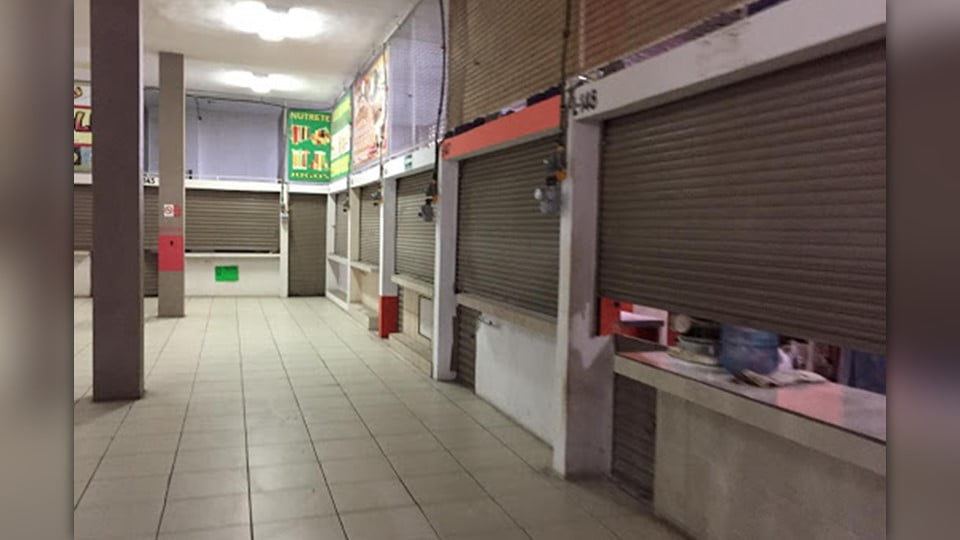 Comerciantes del mercado «Nuevo Santander» en Altamira se declaran en la quiebra