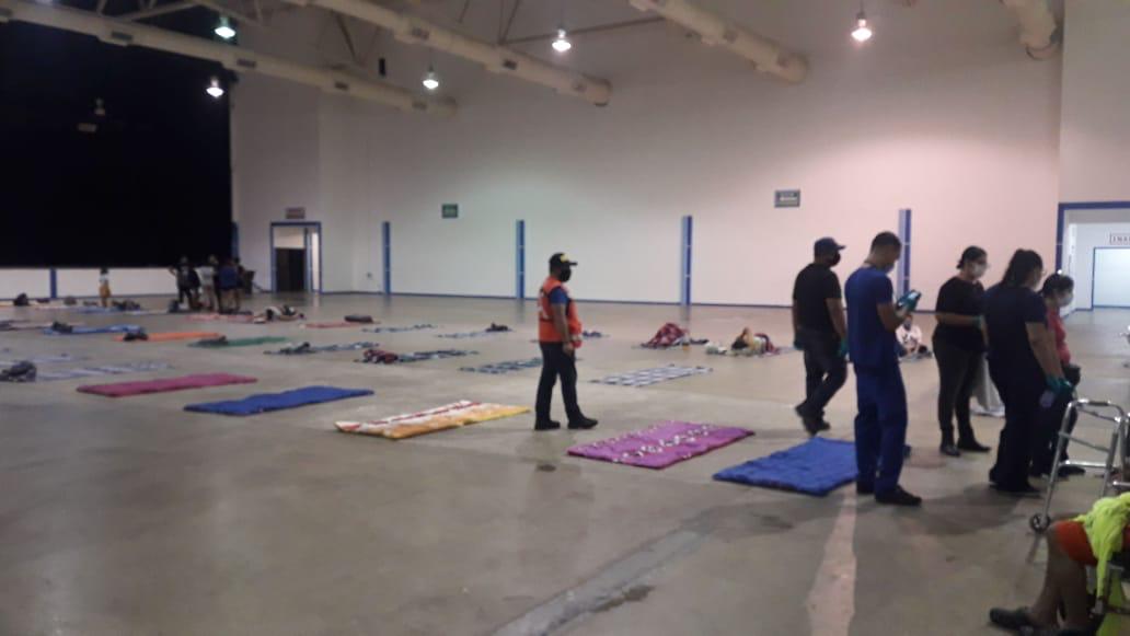 Siguen activos albergues para resguardar a población damnificada en la zona norte