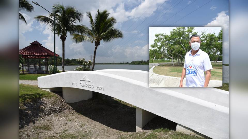 Mejoran en Tampico espacio de convivencia durante pandemia