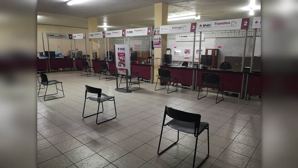 Anuncia INE cierre de cuatro módulos de atención en Nuevo Laredo, solo operará con uno