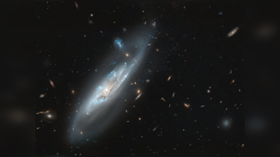 Telescopio Hubble capta una galaxia fantasmal