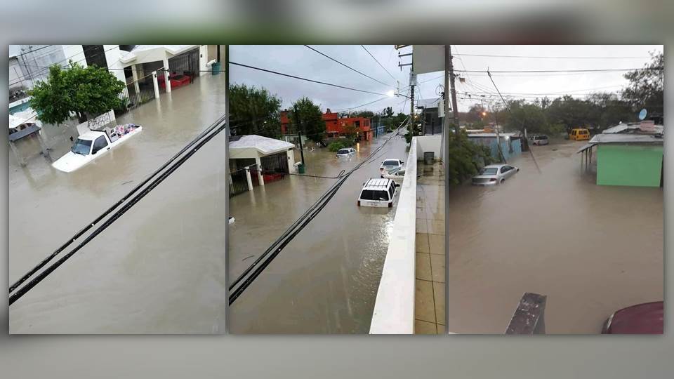 Anuncian declaratoria de emergencia en Reynosa tras inundaciones por «Hanna»