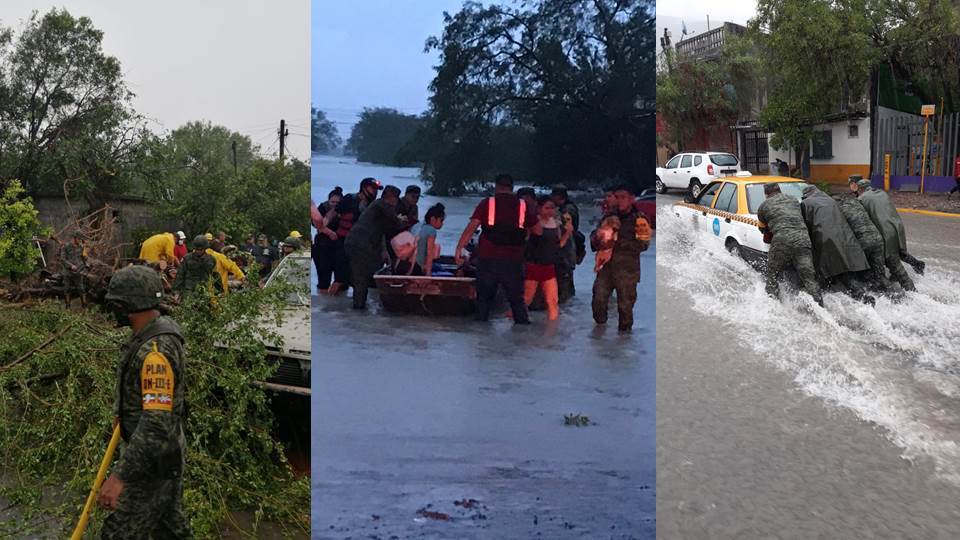 Participan más de 200 militares en labores del Plan DN-III-E en Reynosa