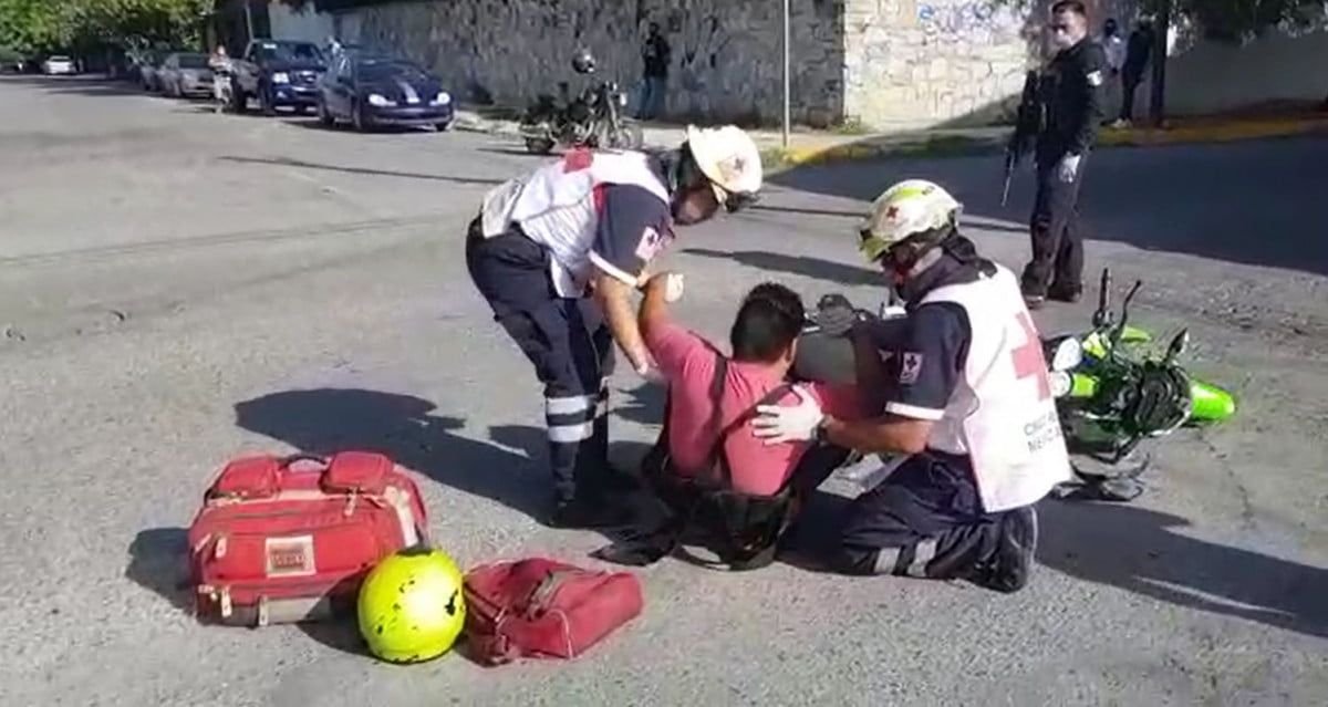 Motociclista es arrollado en el 9 Mina, automovilista responsable se da la fuga