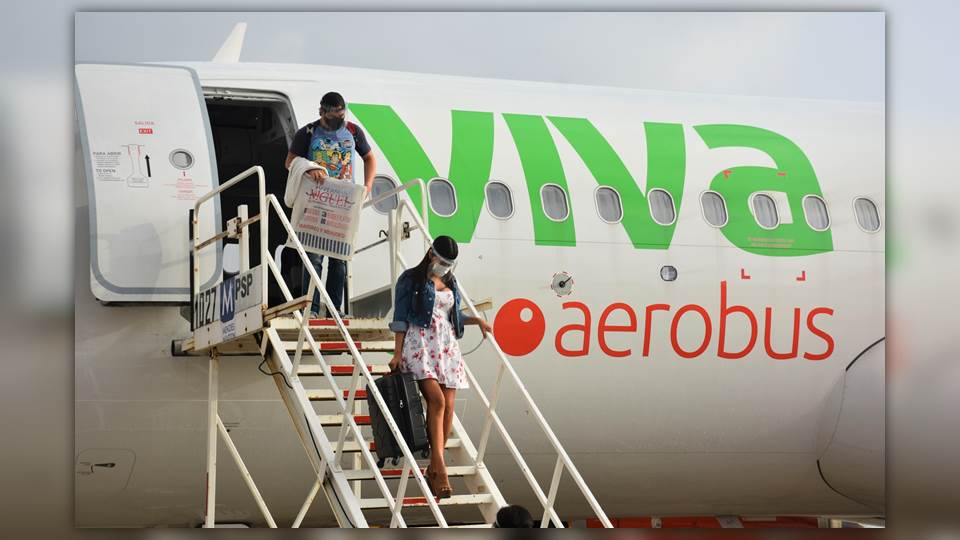 Tamaulipas recibe vuelo inaugural de Viva Aerobus, conectando CDMX con Tampico