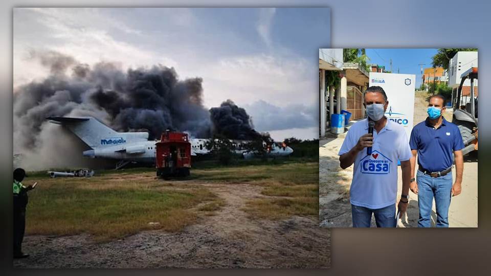 Se investigará hasta las últimas consecuencias incendio del avión donado a Tampico para su exhibición