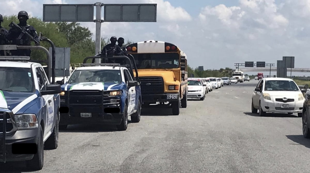 Tras bloqueos en Matamoros, verifican legalidad de unidades de transporte público