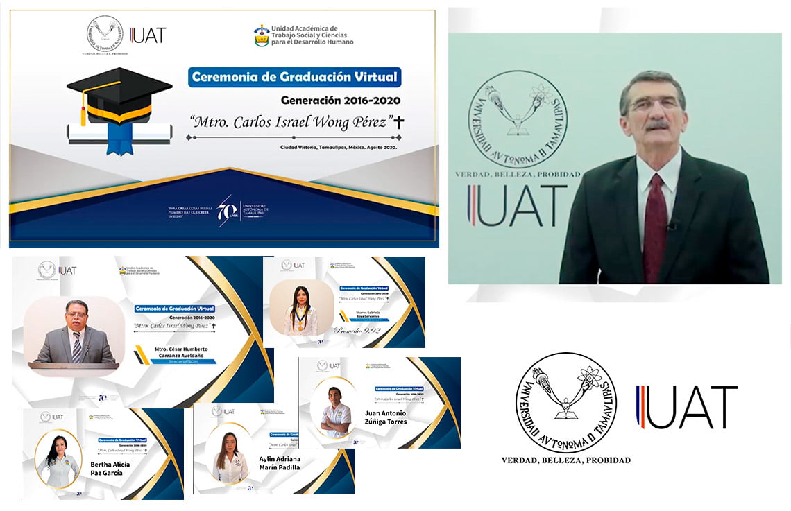 Realiza Trabajo Social de la UAT ceremonia virtual de graduación