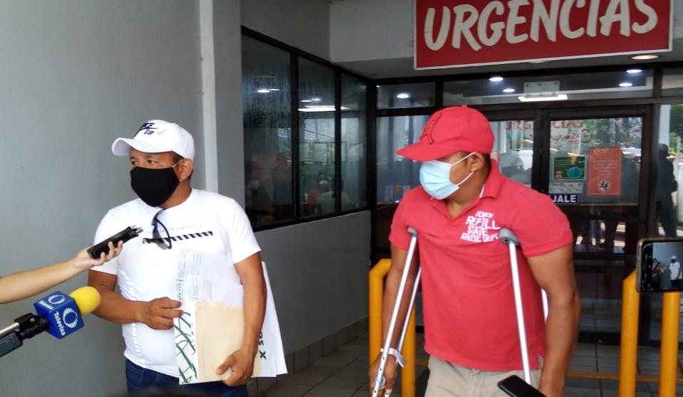 Dan de alta a Melecio, la persona que resultó herida en el desplome de la marquesina de Vertiche