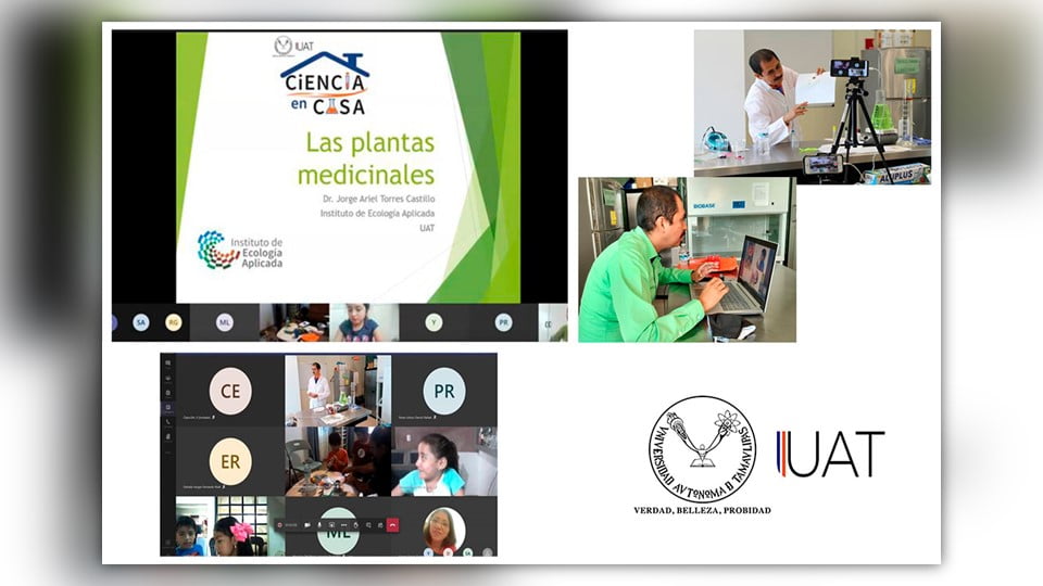 Con “Ciencia en Casa” Imparte la UAT talleres virtuales de ciencia para niños