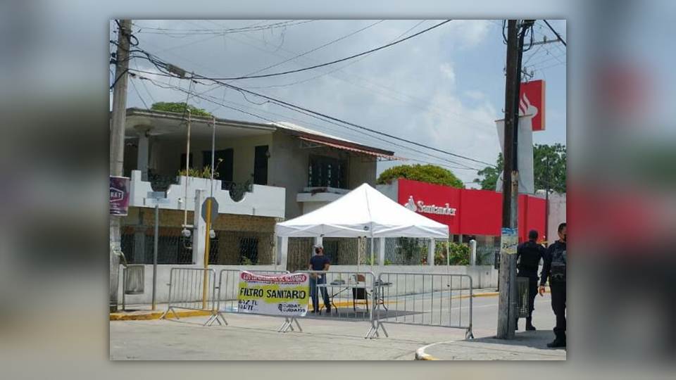 Comerciantes de Altamira retiran filtros sanitarios; crisis económica les impidió mantenerlos