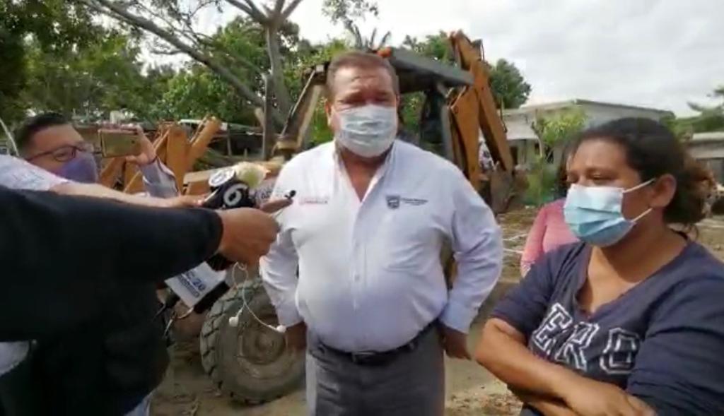 Construye alcalde de Cd. Madero vivienda con recursos propios a familia que perdió su casa en un incendio