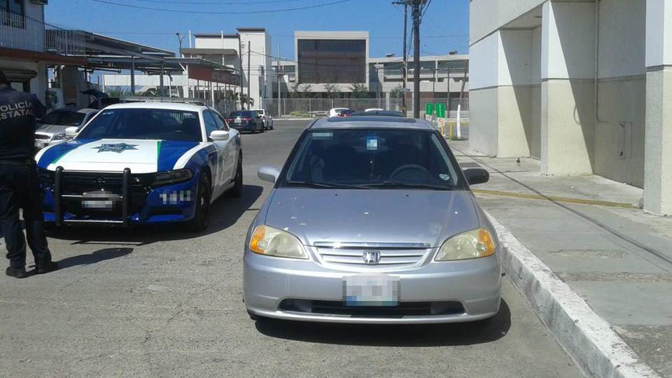 Estatales detectan en Tampico dos unidades, una con reporte de robo y otra con placas sobrepuestas